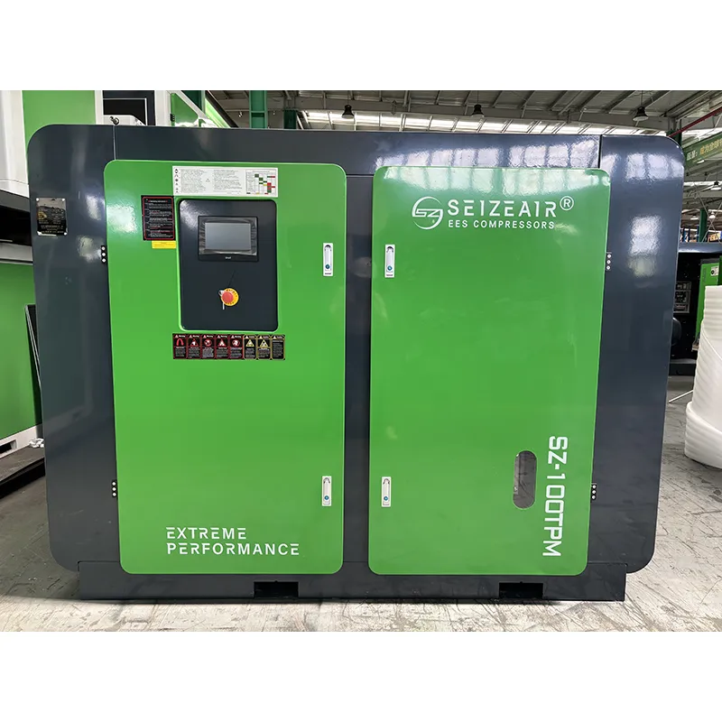 Промисловий двоступеневий гвинтовий повітряний компресор PM VSD на 380 В